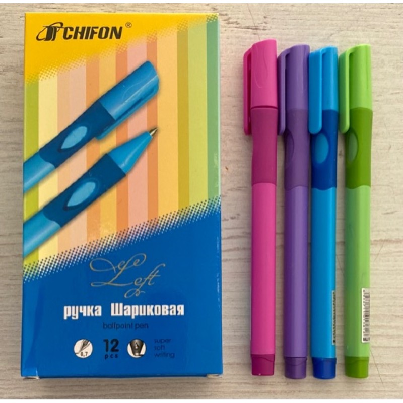 Ручка CF-1361 шариковая  для левши (30шт/уп)